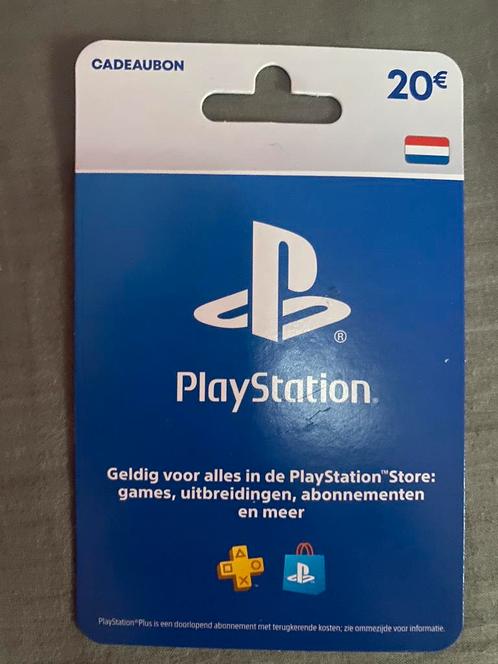 20 euro PlayStation kaart