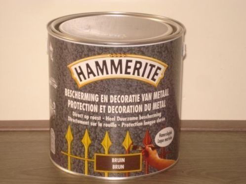20 Liter Hammerite metaallak BRUIN Hamerslag