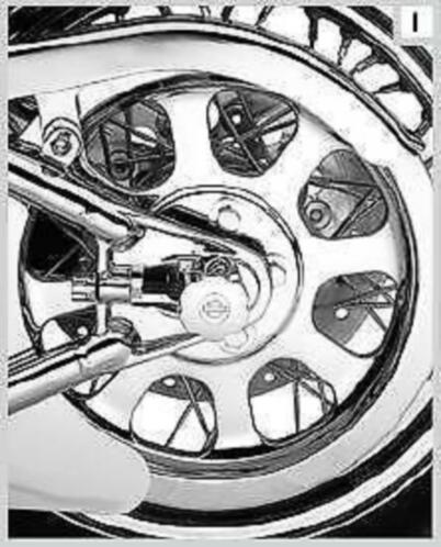 2000-06 softail pulley cover, holes (70T) 