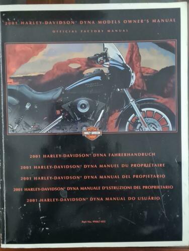 2001 Harley Davidson Dyna Models owners manual