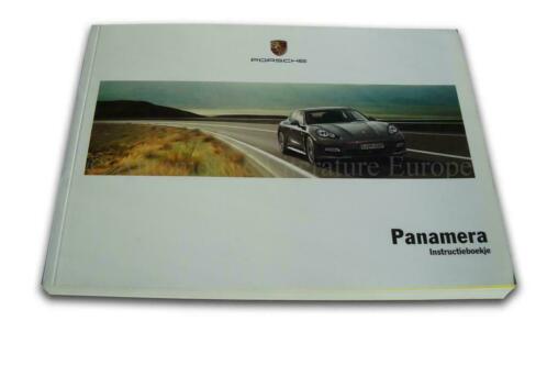 2013 Porsche Panamera S 4S GTS Instructieboekje Nederlands