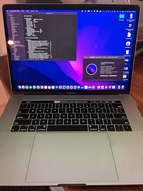 2018 Macbook Pro 15 inch (i7, retina scherm)