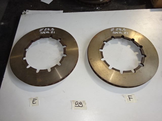 Rear brake discs for Maserati Khamsin and Ghibli