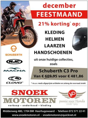 21 korting Schuberth HJC Caberg C3 pro