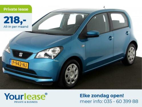 218,- Private lease  SEAT Mii 1.0 Style  Stoelverwarming