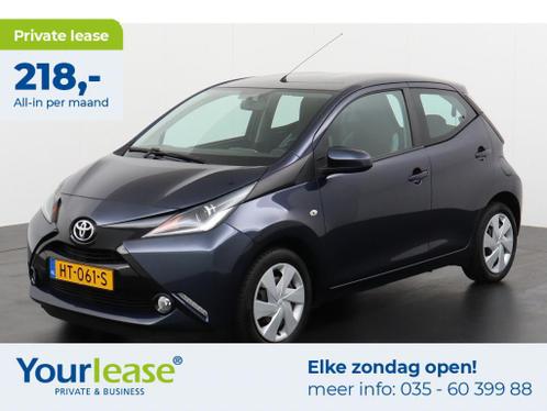 218,- Private lease  Toyota Aygo 1.0 VVT-i x-play