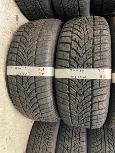 225-55-16 Dunlop Winterbanden 7.5mm Incl Montage 225 55 16