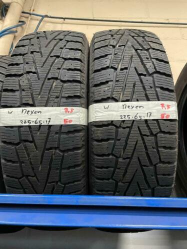 225-65-17 Nexen Winterbanden 7.5mm Incl Montage 225 65 17