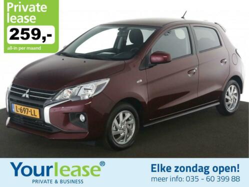 259,- Private lease  Mitsubishi Space Star Active Automaat