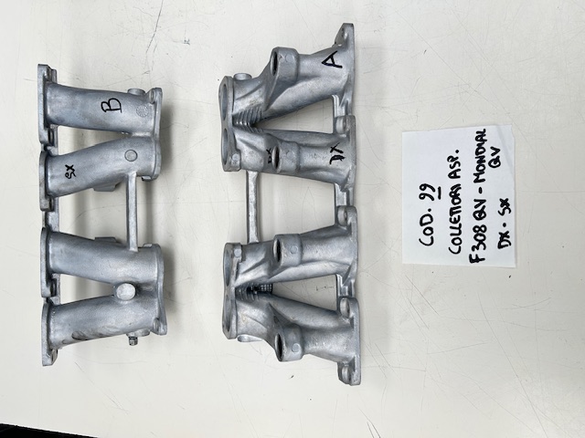 Intake manifolds Ferrari 308 Qv and Mondial Qv