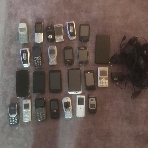 27 mobiel telefoonssmartphones