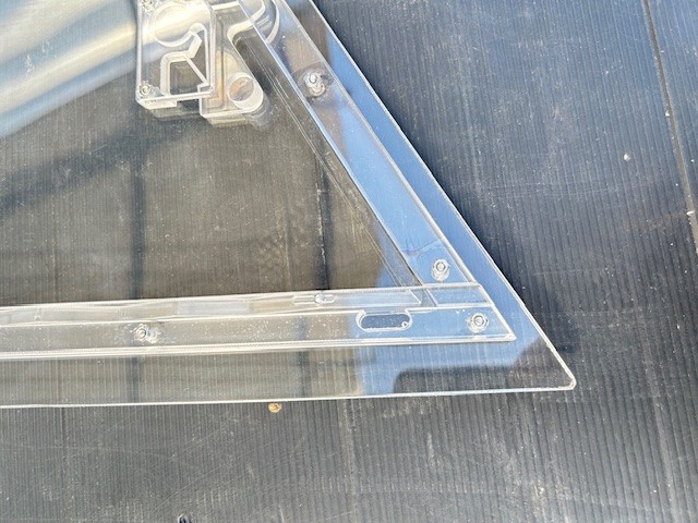 Sliding door glass Ferrari F40