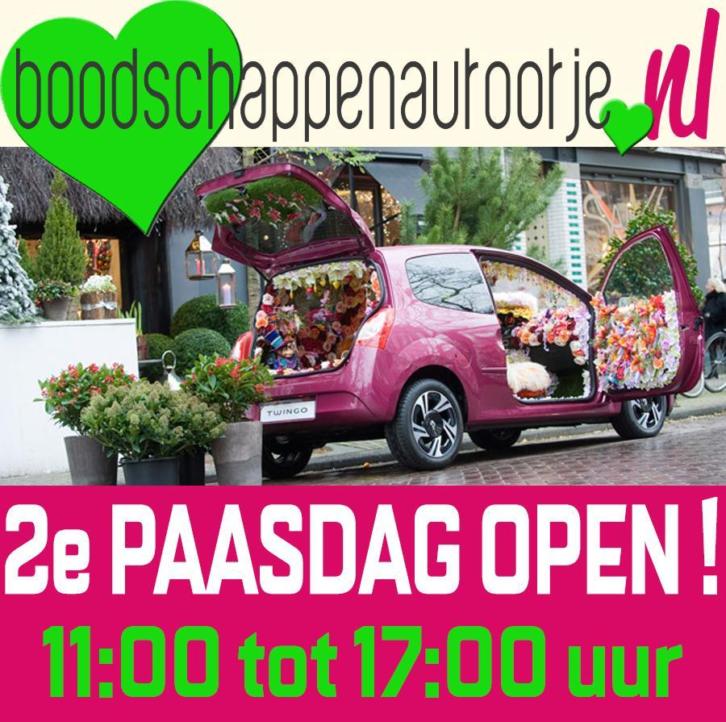 2e Paasdag Open  1100 tot 1700 uur  2e Paasdag Open