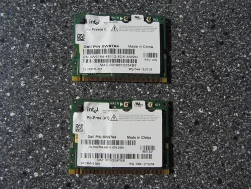 2x 0W9764 Dell Intel Mini PCI Wireless Card