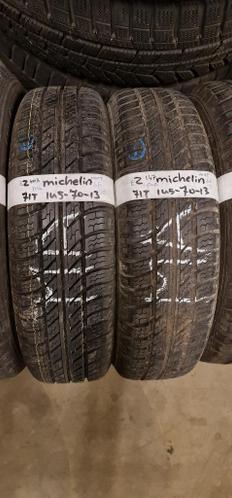 2x 145-70-13 Michelin Zomer 6.6mm 20 Per Band 145 70 13
