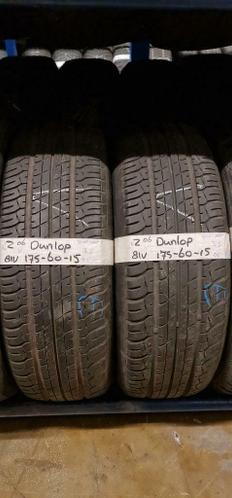 2x 175-60-15 Dunlop Zomer 3.5mm 15 Per Band 175 60 15