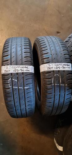 2x 185-70-14 Continental Zomer 3.6mm 15 Per Band 185 70 14