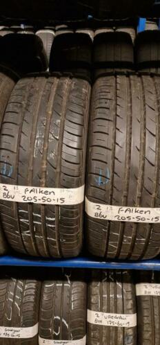 2x 205-50-15 Falken Zomer 6mm 30 Per Band 205 50 15