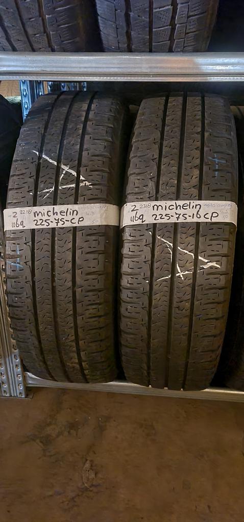 2x 225-75-16cp Michelin Zomer 4.3mm 40 Per Band 225 75 16cp