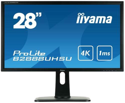 2x 28-inch IIyama 2888uhsu 4K ... monitoren ...