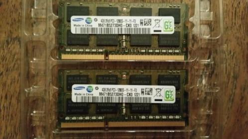 2x 4GB voor Macbook Pro MID 2012