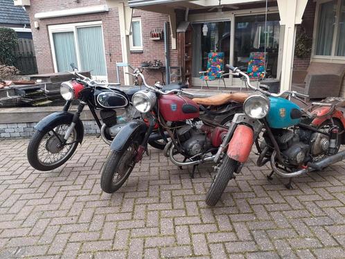 2x Adler MB 250, 1x DKW 200cc