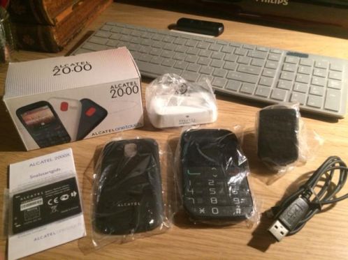 2x Alcatel onetouch 2000 senioren telefoon