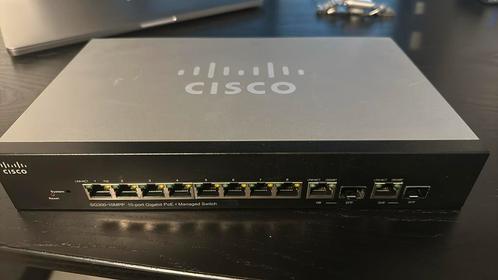 2x Cisco SG300-10MPP 10 ports Gigabit PoE Mgmt switch