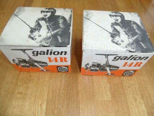 2x Galion 14R vintage werpmolens nieuw in doos