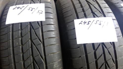 2x Goodyear Exellence 245-55-17 Zomerbanden 7mm