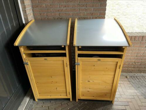 2x HABAU container ombouw 120Liter