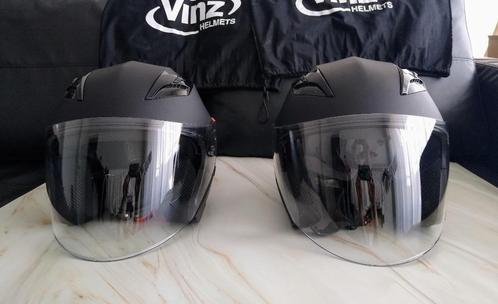 2x helm VINZ Navarra - Mat Zwart, maat L en M