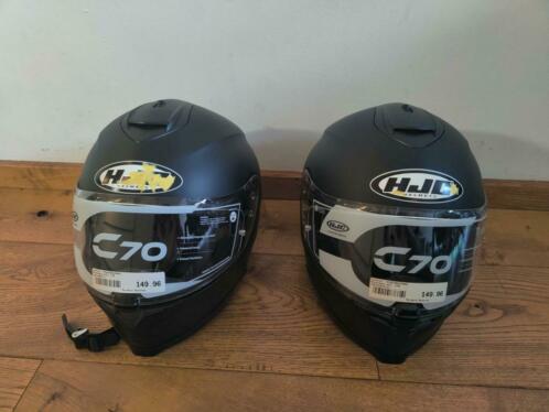 2x HJC C70 motorhelm