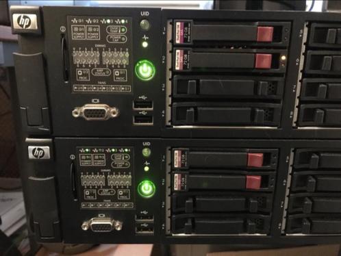 2x HP DL380 G6 dual Xeon X5570 128Gb