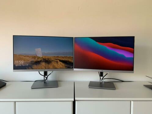 2x HP E233 voor dual-monitor setup
