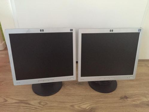 2x HP monitor 17 inch