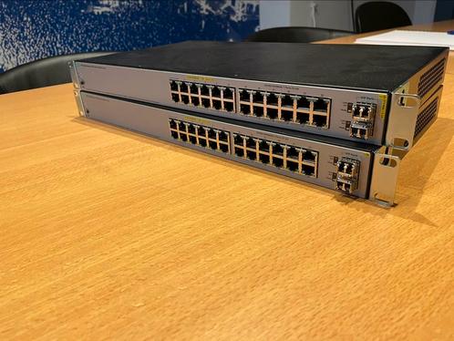 2x HPE Officeconnect 1820 switch 24 poorts