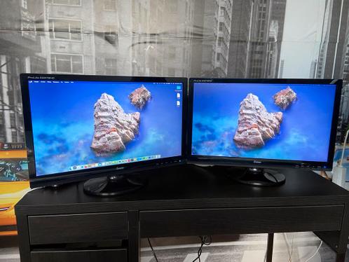 2x IIyama ProLite E2278HD monitor (combi-prijs)