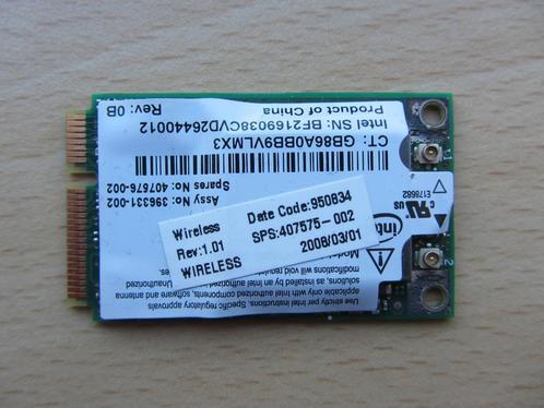 2x Mini PCI 802.11abg GL embedded wireless LAN (WLAN) card