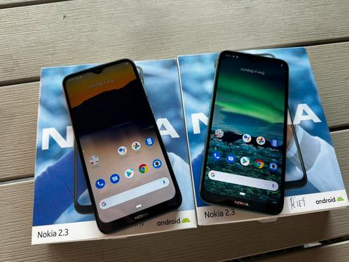 2x nokia 2.3 grijsgroen