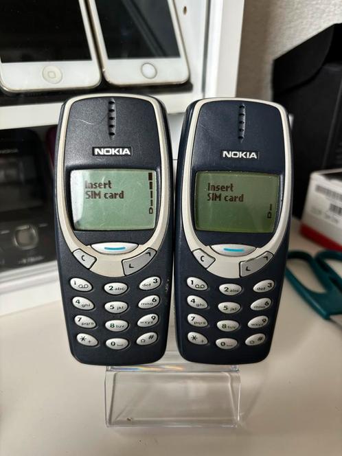 2x Nokia 3310 met oplader amp accu werkend(goedkoopste van mp)