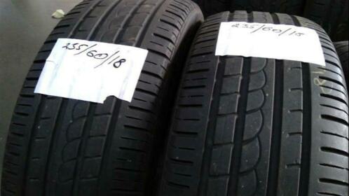 2x Pirelli PZero Rosso 235-60-18 Zomerbanden 5,5mm