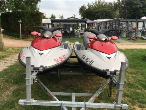 2x polaris turbo waterscooters met achteruit 50uur