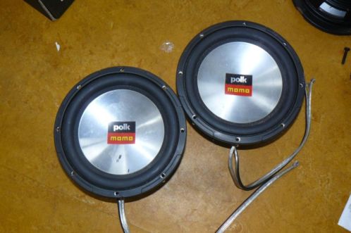 2x polk audio 8 inch subjes