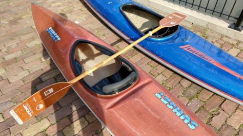 2x retro polyester kano  kayak