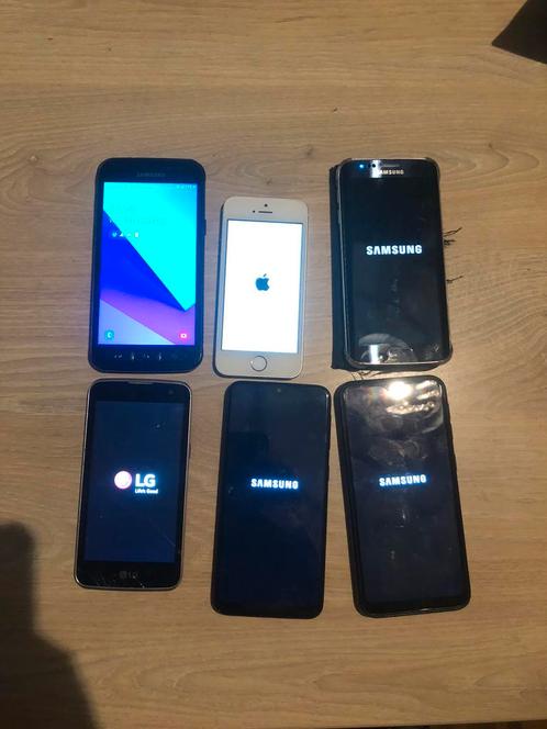 2x Samsung Galaxy A20e,s6 edge, Xcover 4, iPhone 5S en LG