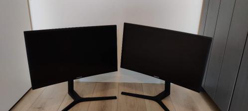 2x Samsung QLED Curved Gaming Monitor  24 inch, 144hz