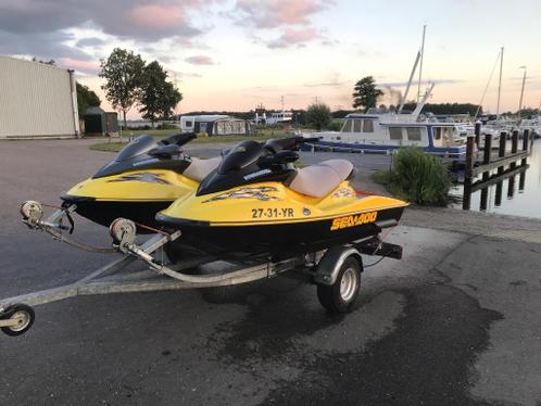 2x Seadoo RX Di 135PK Waterscooters incl. Dubbele jet loader