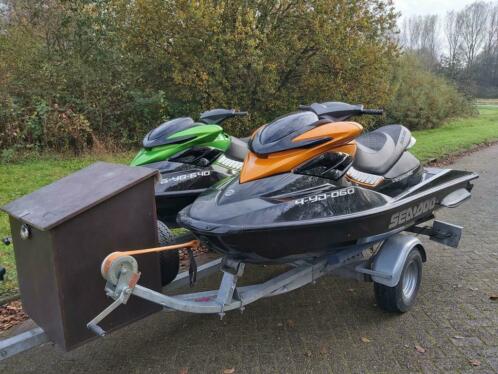 2x seadoo rxp 215 4 tec supercharged incl dubbele jetloader