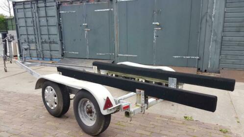 2x Stevige boot trailer 6.5 mtr 2750kg 7.5 meter tandemasser